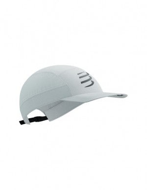 Compressport 5 Panel Light Cap Muške Kape Bijele | 320-ANWQCD