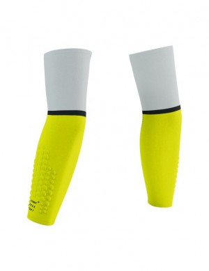 Compressport ArmForce Ultralight Unisex Pribor Bijele Žute | 602-FVRYXT