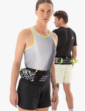 Compressport Free Belt Pro Unisex Pribor Crne Bijele | 267-VGHAZI