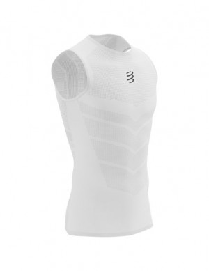 Compressport On/Off Tank Top M Muške Majice Bijele | 142-EIFYMG