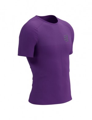 Compressport Performance SS Tshirt M Muške Majice Ljubičaste | 576-SZYFRM