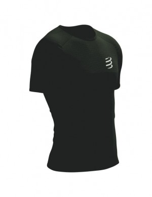 Compressport Performance SS Tshirt M Muške Majice Crne Bijele | 012-WGDOMB