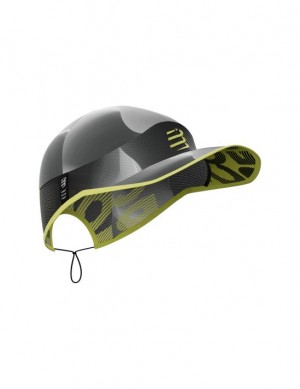 Compressport Pro Racing Cap Ženske Kape Crne Bijele | 795-XPCDFS