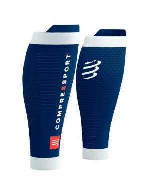 Compressport R2 3.0 Ženske Compression Sleeves Plave | 514-GFYDHM