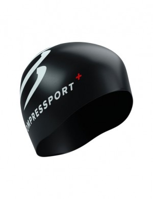 Compressport Swim Cap Unisex Pribor Crne | 035-GTZJNI