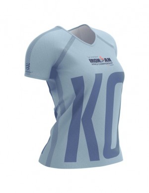 Compressport Training SS Tshirt W -Ironman Kona 2023 Ženske Majice Visebojne | 251-AWFOGR