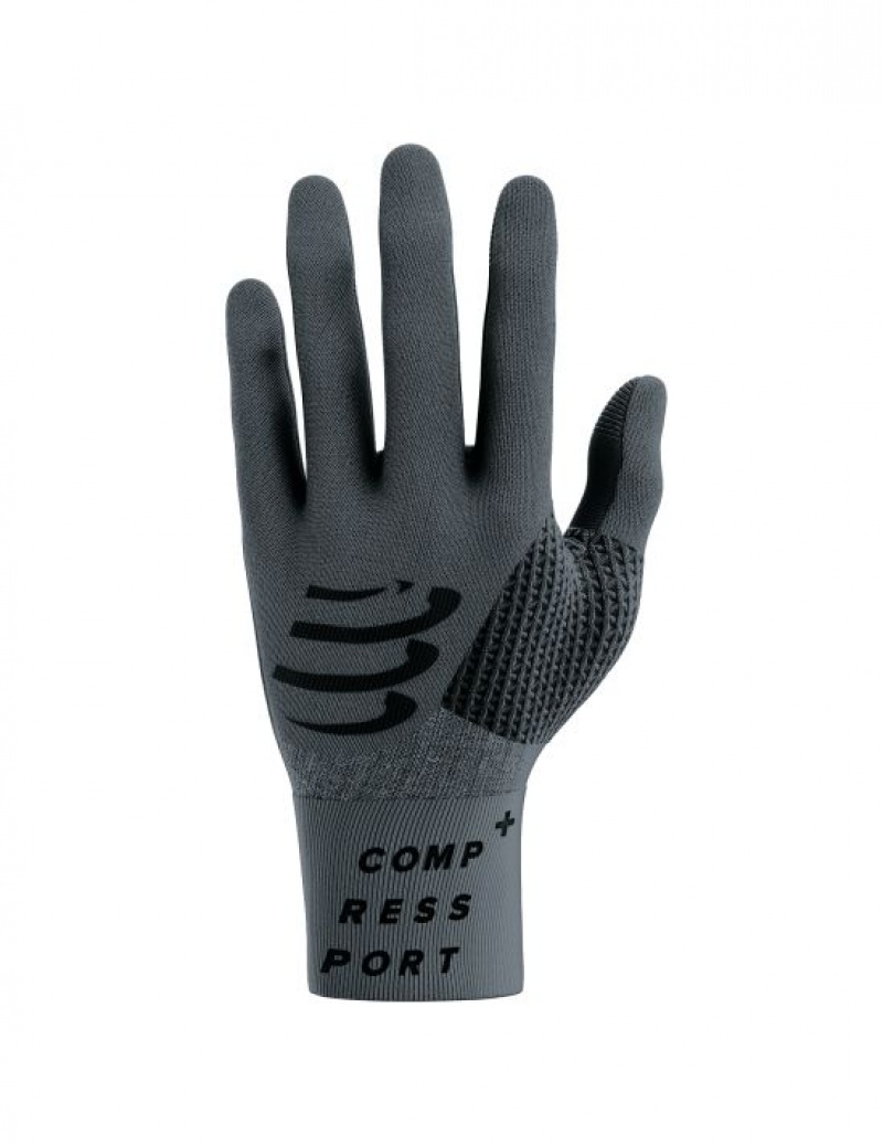 Compressport 3D Thermo Gloves Muške Pribor Crne | 156-JSDIQM