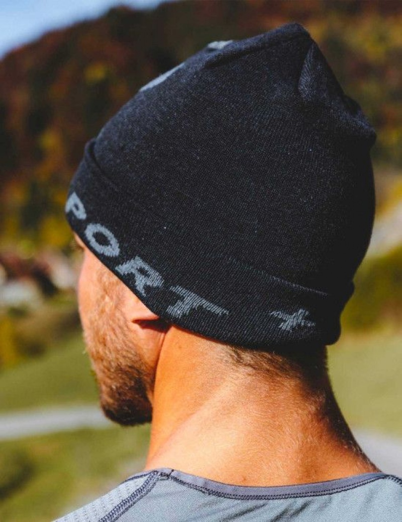 Compressport Casual Beanie Muške Pribor Crne | 873-PROGTS