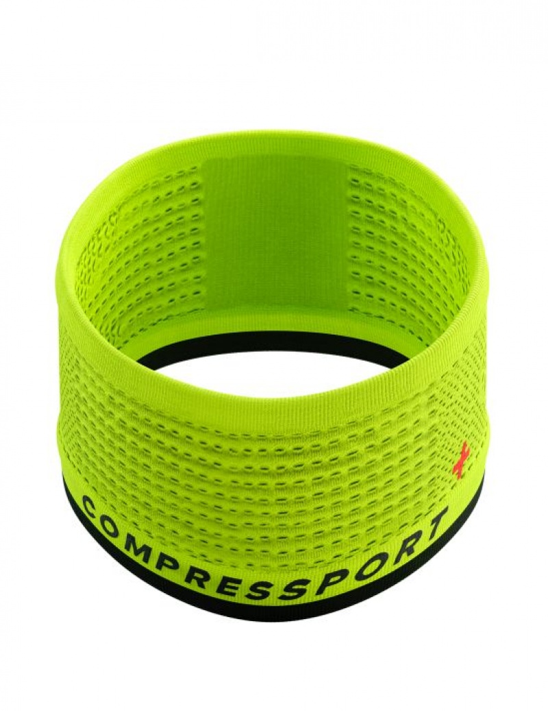 Compressport Headband On/Off Flash Muške Pribor Žute Crne | 106-DPVGLS