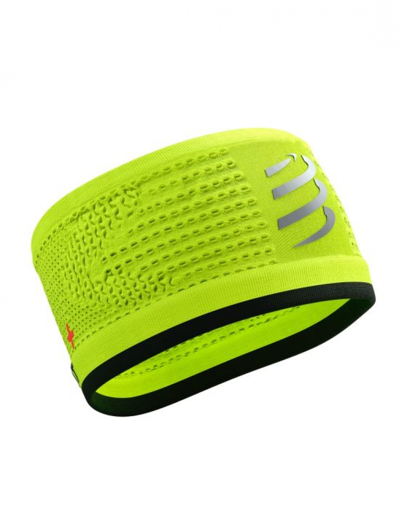 Compressport Headband On/Off Flash Muške Pribor Žute Crne | 106-DPVGLS