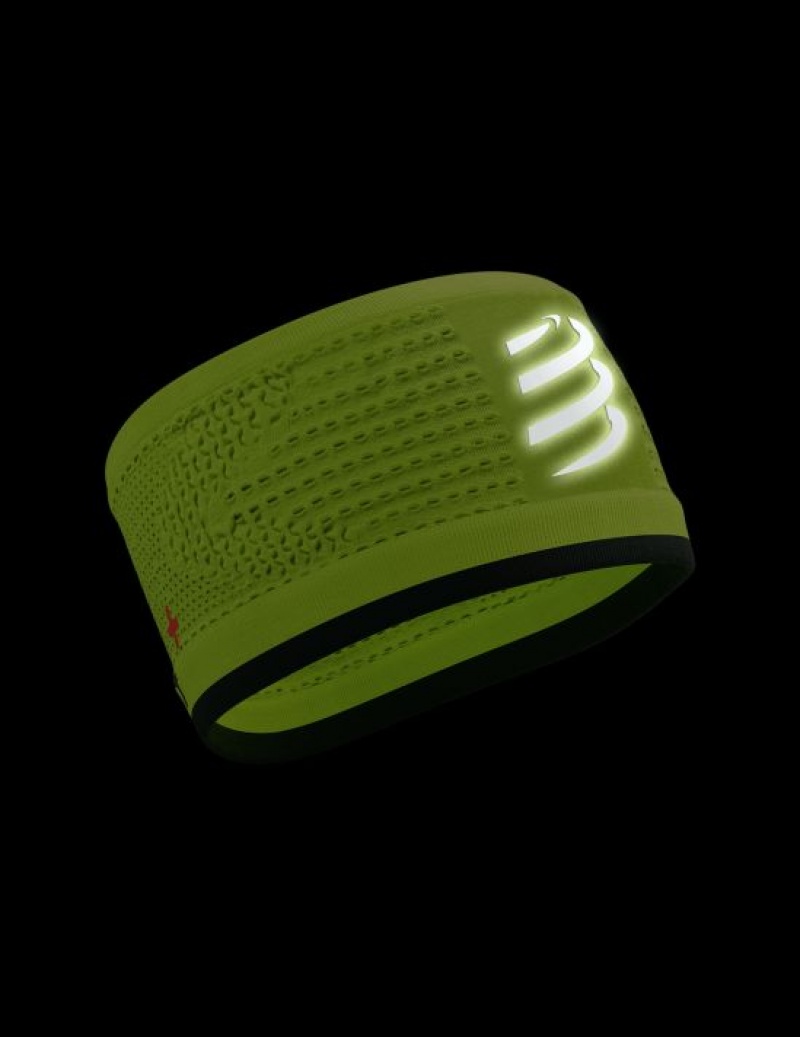 Compressport Headband On/Off Flash Unisex Pribor Žute Crne | 860-TIDAJQ