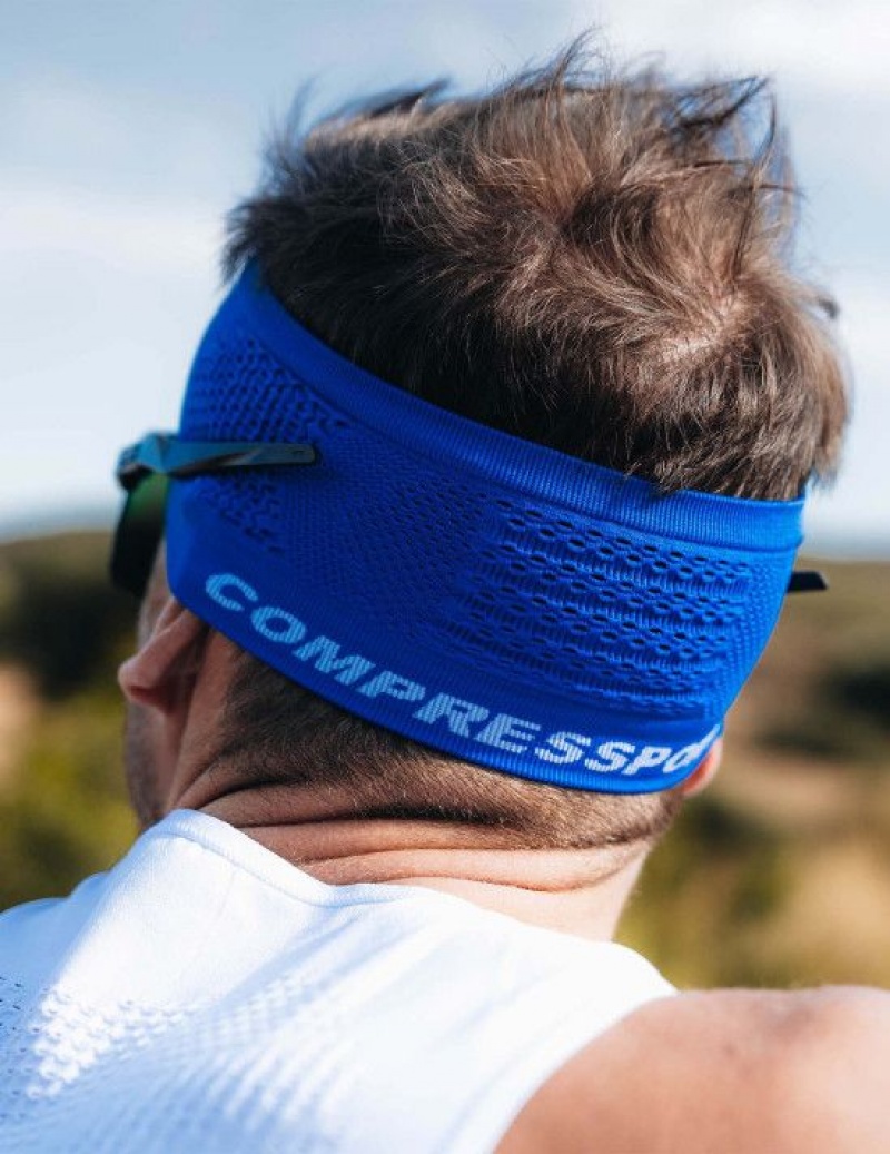 Compressport Headband On/Off Muške Pribor Plave | 817-TUGVKO