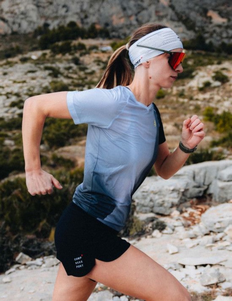 Compressport Headband On/Off Muške Pribor Bijele | 407-GRLZNW