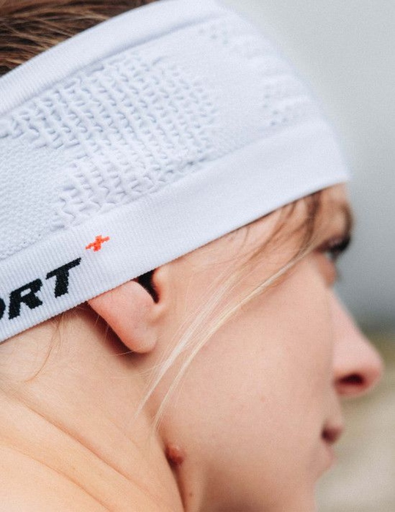 Compressport Headband On/Off Muške Pribor Bijele | 407-GRLZNW