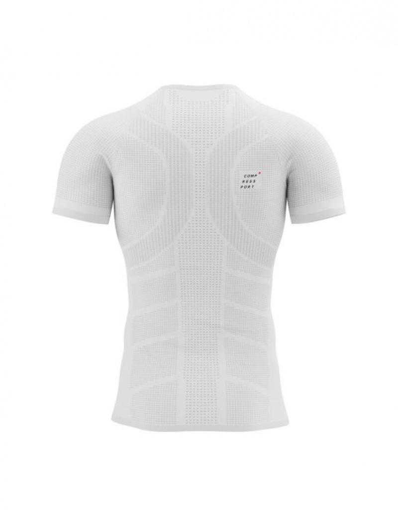 Compressport On/Off SS TShirt M Muške Majice Bijele | 632-ITHEFV