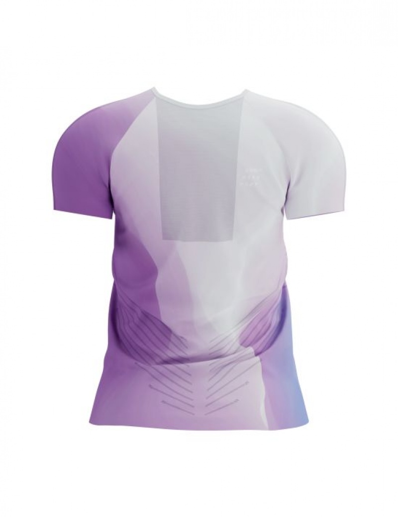 Compressport Performance SS Tshirt W Ženske Majice Ljubičaste | 417-GXHTUL