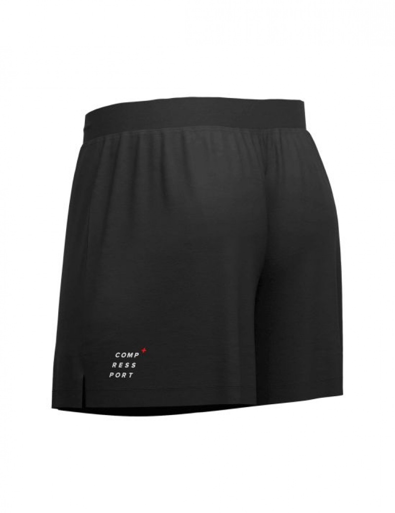 Compressport Performance Short Muške Kratke Hlače Crne | 739-AZBRUL