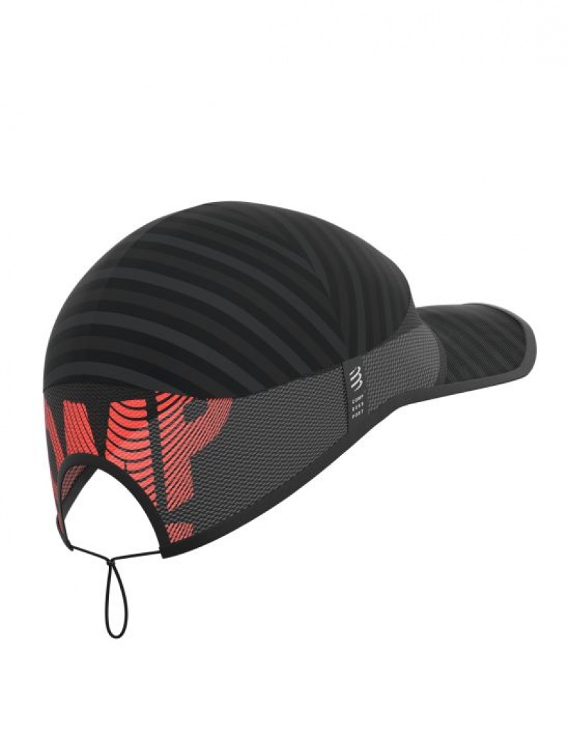 Compressport Pro Racing Cap Muške Kape Crne | 038-KPZTEN