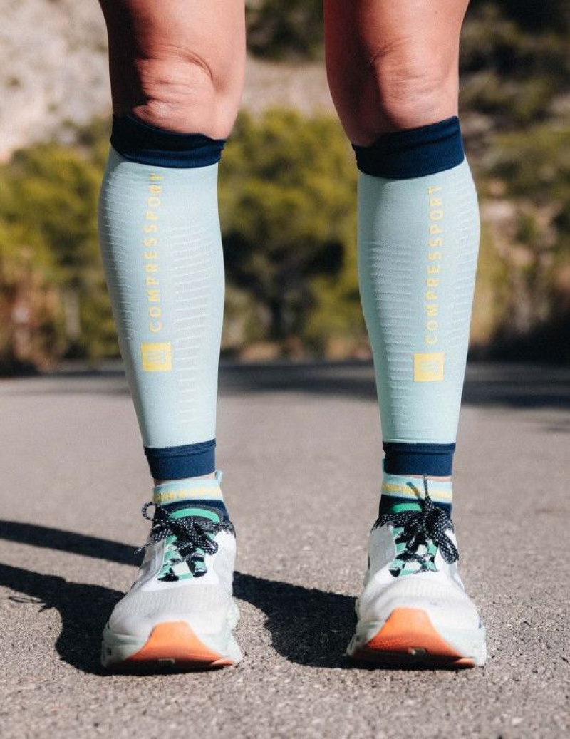 Compressport Pro Racing Socks v4.0 Ultralight Run Low Muške Čarape Za Trčanje Plave | 650-EZRNHU