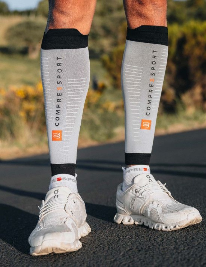 Compressport R2 3.0 Muške Compression Sleeves Sive | 845-RTCXDV