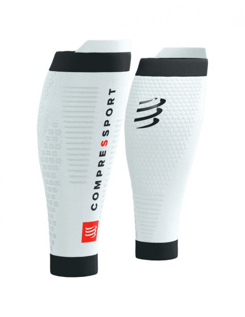 Compressport R2 3.0 Ženske Compression Sleeves Bijele | 603-VBZHKJ