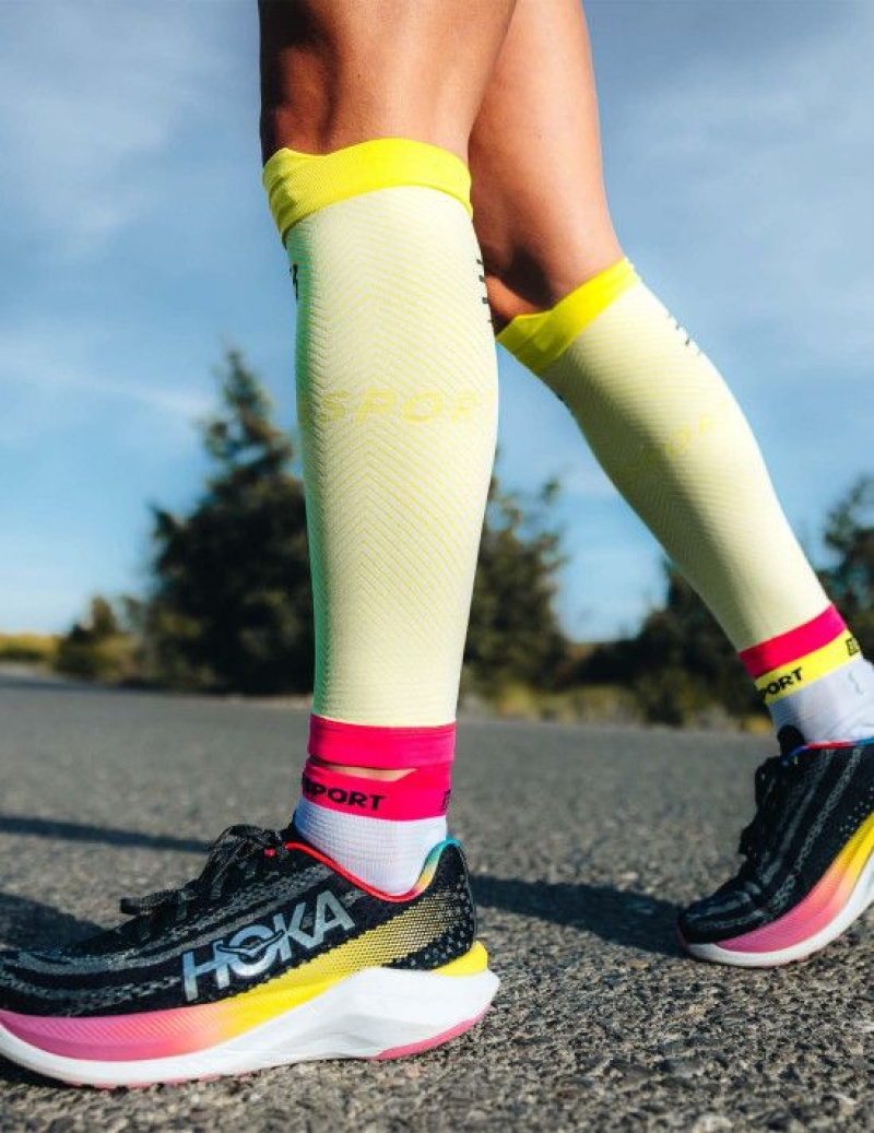 Compressport R2 Oxygen Muške Pribor Žute | 132-CGUXBD