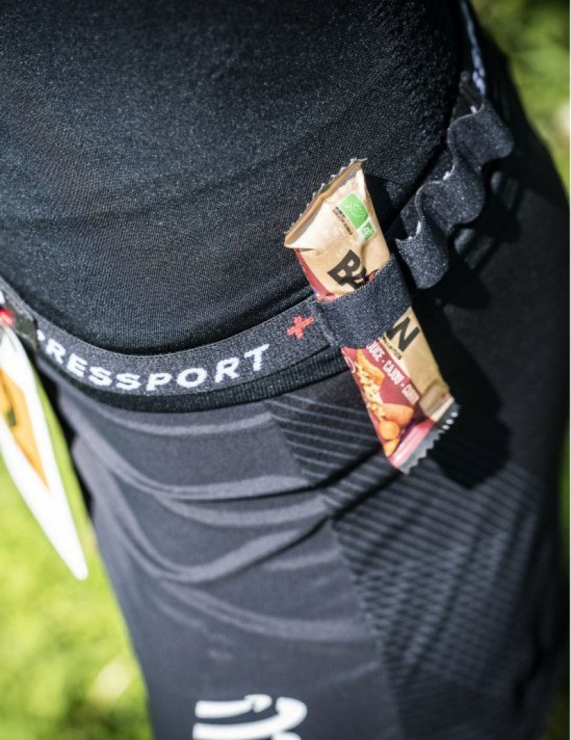 Compressport Race Belt Muške Torbice Oko Struka Crne | 073-SKOMHW