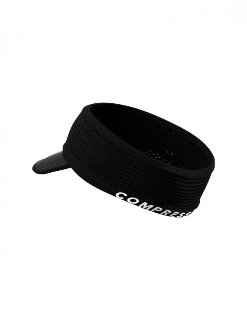 Compressport Spiderweb Headband On/Off Muške Traka Za Glavu Crne | 639-WKYJTX