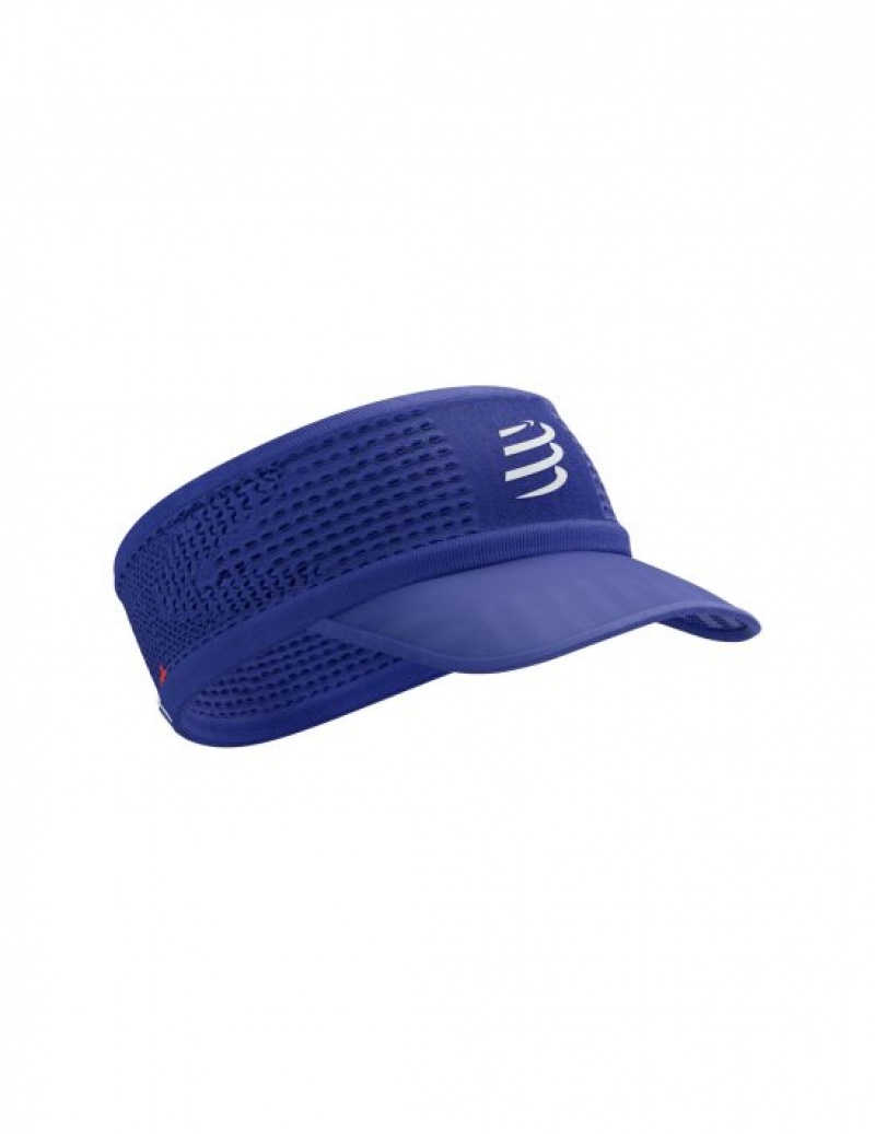 Compressport Spiderweb Headband On/Off Muške Visors Plave | 218-GHUYDN