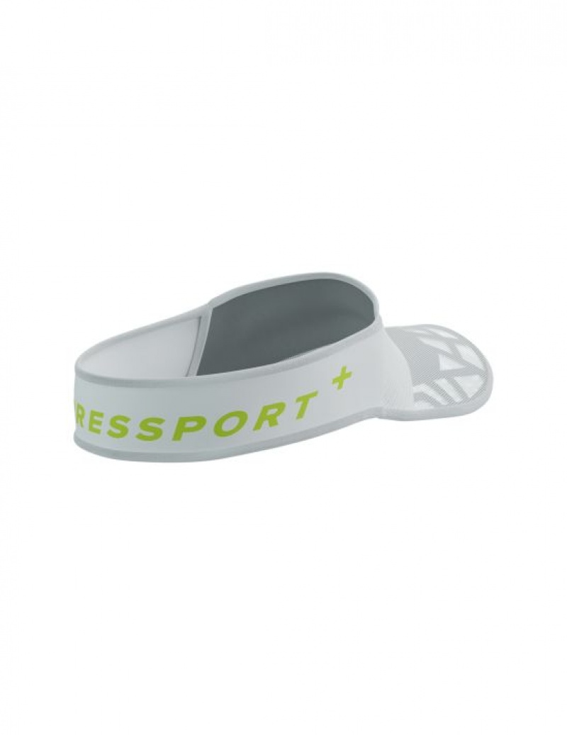 Compressport Spiderweb Ultralight Visor Unisex Kape Bijele | 654-ASVJFT