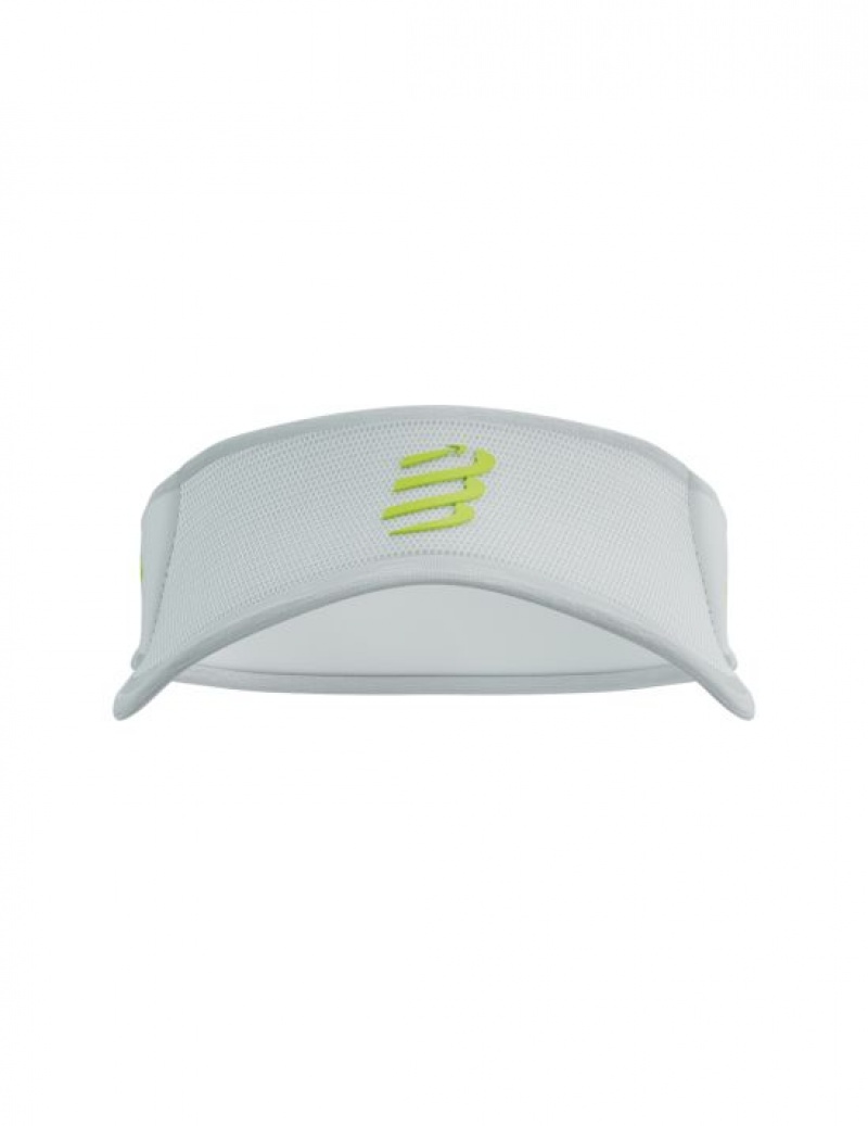 Compressport Spiderweb Ultralight Visor Unisex Kape Bijele | 654-ASVJFT