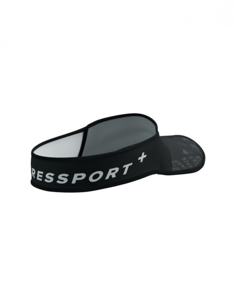 Compressport Spiderweb Ultralight Visor Muške Kape Crne | 651-NIELKD