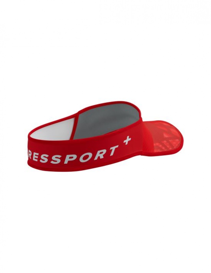 Compressport Spiderweb Ultralight Visor Unisex Pribor Crvene | 496-FNOUJV