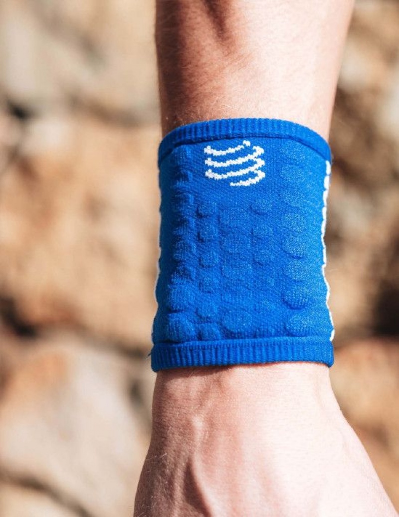 Compressport Sweatbands 3D.Dots Muške Pribor Plave Bijele | 193-RUOWYK