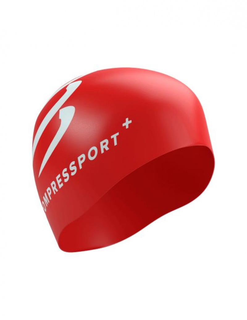 Compressport Swim Cap Unisex Pribor Crvene | 524-MODSCE