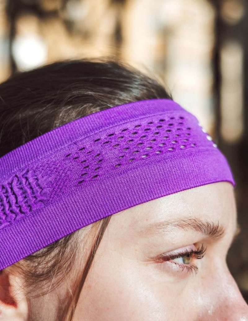 Compressport Thin Headband On/Off Muške Pribor Ljubičaste | 630-TNDWXC