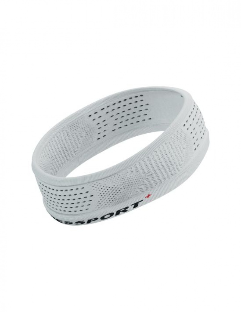 Compressport Thin Headband On/Off Muške Pribor Bijele | 370-IZCDXB