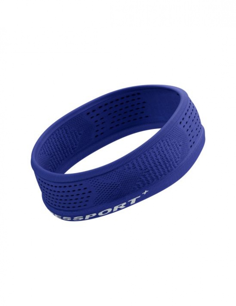 Compressport Thin Headband On/Off Muške Pribor Plave | 910-WQDCXZ