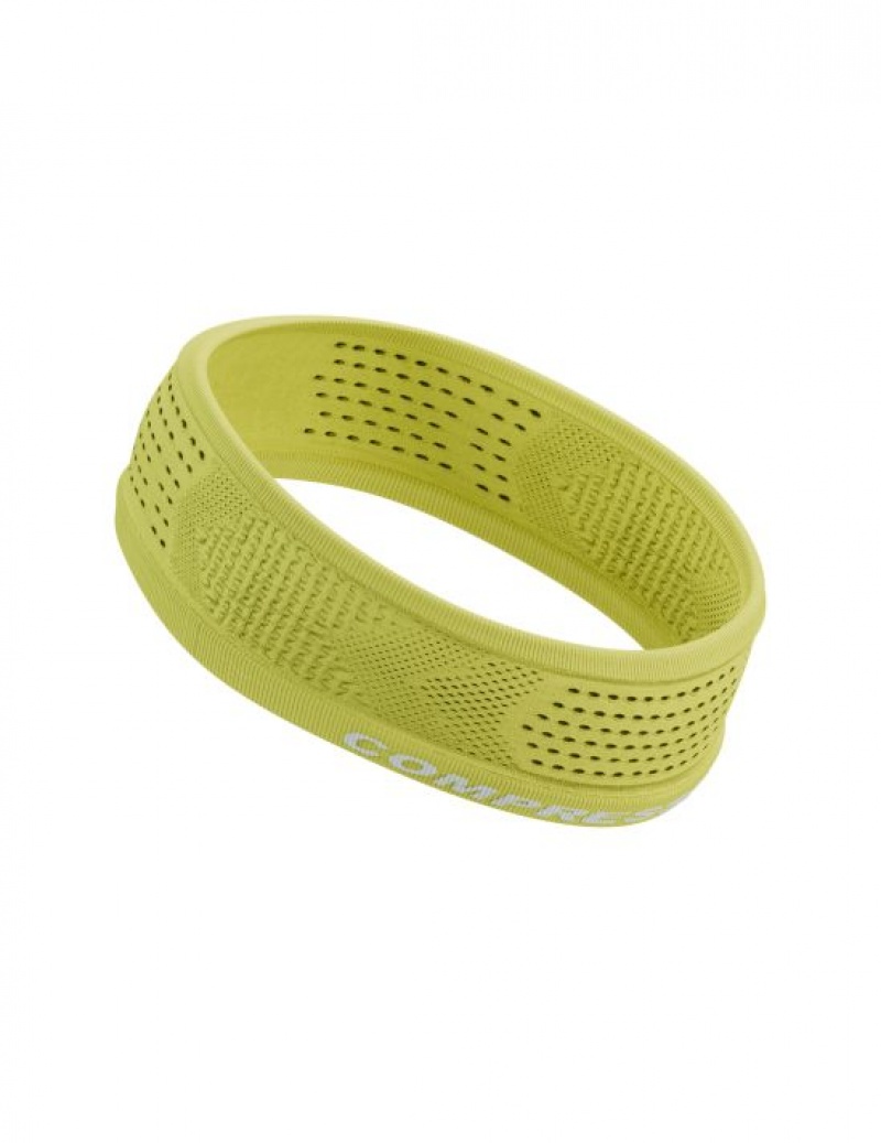 Compressport Thin Headband On/Off Unisex Pribor Zelene | 319-QFRDWP