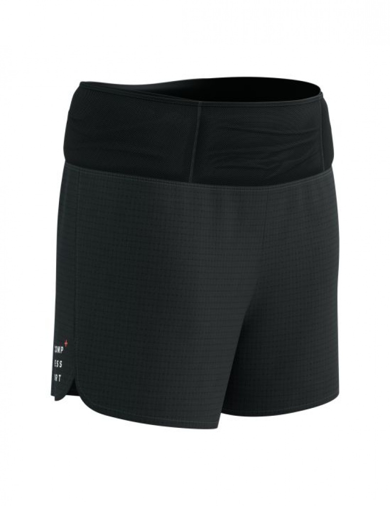 Compressport Trail Racing Short W Ženske Kratke Hlače Crne | 862-YIXENV