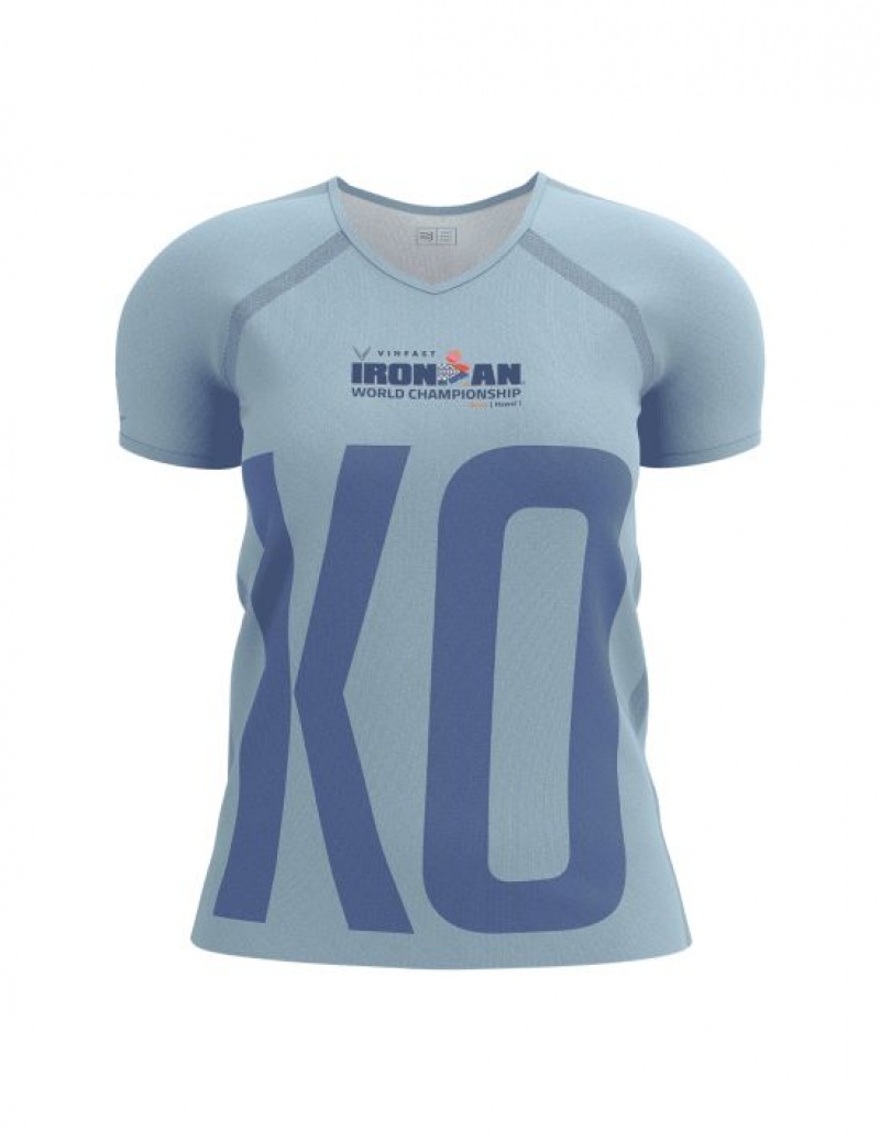 Compressport Training SS Tshirt W -Ironman Kona 2023 Ženske Majice Visebojne | 251-AWFOGR