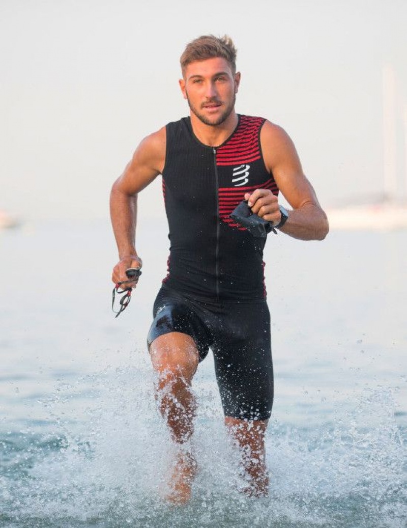 Compressport Tri Under Control Short Muške Kratke Hlače Crne | 417-JDVYWH