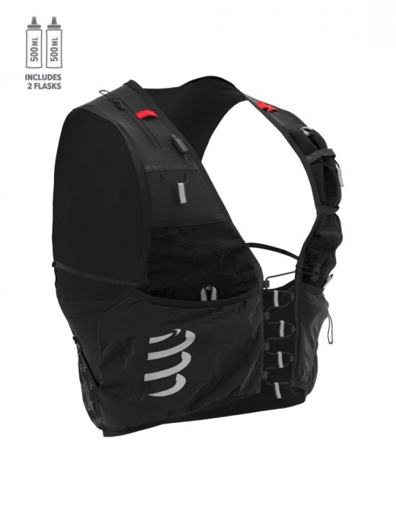 Compressport UltRun S Pack Evo 10 Unisex Torbe Crne | 704-HWJEDU