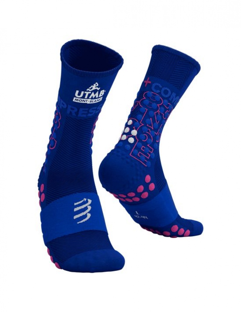 Compressport Ultra Trail Socks-UTMB 2023 Muške Čarape Za Trčanje Visebojne | 761-WCVHZX