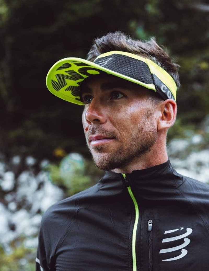 Compressport Visor Ultralight Flash Muške Pribor Crne Žute | 501-IAEBCM