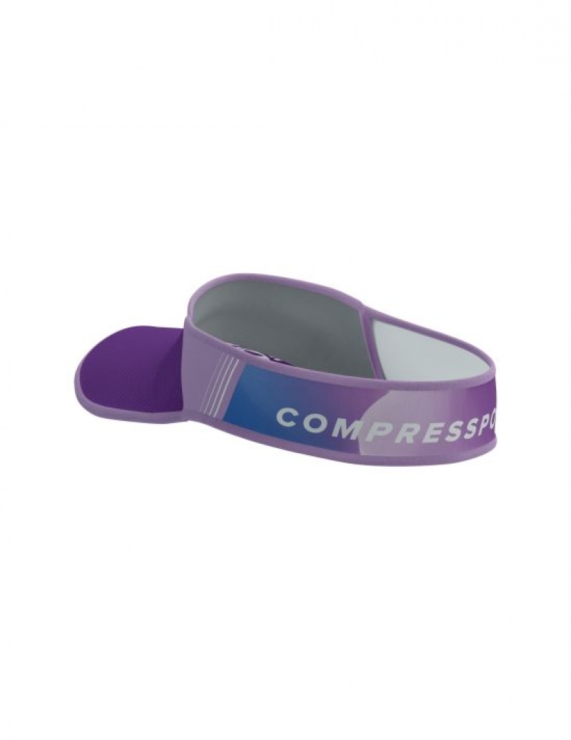 Compressport Visor Ultralight Muške Kape Ljubičaste Bijele | 840-AMQEOT